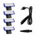 Shaver Replacable Blades for Solo Trimmer Microtouch Solo, Old Model Solo Microtouch Replacement Blades, Old Version Solo Rechargeable Micro Touch Solo Replacable Blades Refills 4PCS