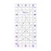 The Quilted Bear Quilting Rulers - Transparent Acrylic Non Slip Quilting & Patchwork Ruler with Clear Black Lines & 30, 45 & 60 Degree Angles (6" x 12")