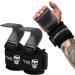Gymreapers Weight Lifting Hooks - Heavy Duty Power Wrist Straps for Deadlifts, Pull Ups, Shrugs - Men and Women Gym Gloves (Gray) - Buy Online on SooperMarket.com