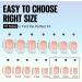 TOMICCA Extra Short Oval Nail Tips 180PCS Soft Gel Nails - Matte Full Coverage 15 Sizes - Nude Press On Tips for Nail Art Extensions - Buy Online on SooperMarket.com