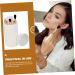 Buy Makeup Brush Set for Women - Portable Nanofiber Cosmetic Brushes - Ideal for Travel & Face Makeup - 10.6x5cm White - Buy Online on SooperMarket.com