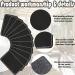 90Pcs Blank Patches Leatherette Hat Patches with Adhesive Rustic Leatherette Rectangle Round Patch Faux Leather Patches for Hats Custom Fabric Repair Sew Laser Supplies Blend - Buy Online on SooperMarket.com