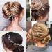WIOR Wedding Hair Vine: 39.4 Inch Crystal Beads Bridal Hair Piece with Pearl Hair Pins - Handmade Rhinestones Headpiece for Bride, Bridesmaids, Prom - Silver - Buy Online on SooperMarket.com