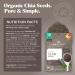 Navitas Organics Chia Seeds 8 oz. Bag - Organic, Non-GMO, Gluten-Free | 19 Servings - Buy Online on SooperMarket.com