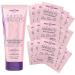 Fresh Body FB - Fresh Breasts Anti-Chafing Lotion 3.4 FL Oz and 0.07 Fl Oz On-The-Go Travel Size Packet (15 Pack) - Soothing Lotion to Powder for Women - Aluminum-Free Talc-Free