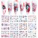 Day of The Dead Skull Nail Stickers - Water Transfer Decals for Halloween Nail Art - 12PCS Style C - Buy Online on SooperMarket.com
