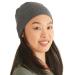 Charm Men's hat short beanie made of organic cotton - for women chemo headgear running undermine support under bicycle helmet unit size dark gray