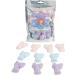 Abeec Mermaid Bath Bombs Set - 10 Pink, Purple, and Blue Fizzy Bubble Bath Bombs for Kids - Perfect Children's Gifts - Buy Online on SooperMarket.com
