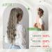 YEESHEDO Long Wavy Drawstring Ponytail Extension 26 Ash Blonde with Platinum Highlights - Buy Online on SooperMarket.com