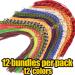 XFISHMAN Fly Tying Materials: Rubber Legs & Silicone Skirt - 12-24 Colors Kit - Buy Online on SooperMarket.com