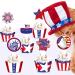 48pcs 4th Of July Cupcake Toppers Wrappers Independence Day Cupcake Toppers Firework Star USA Patriotic Cupcake Picks Patriotic Party Supplies Cake Decorations - Buy Online on SooperMarket.com
