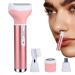 Body shaver electrical women's razor hair clipper-4-in-1 portable women's electrorasier women's razor for armpits legs arms and nose Bexdug