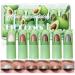 6 Colors Mini Cream Eyeshadow Stick Set Pearl White Nude Brown Glitter Eyeshadow Waterproof Long Lasting Shimmer Metallic Cream Neutral Eye Shadow Pencil Makeup Set
