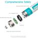 Buy 1.5V AA Rechargeable Batteries - 3500mWh High Capacity 1500 Cycles Fast Charge - 4 Pack Sky-Blue Li-ion Batteries for International Shipping - Buy Online on SooperMarket.com