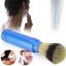 Hilitand Portable Beard Brush & Blue Shaving Brush for Men - Travel-Friendly Aluminum Facial Foam Shaving Brush & Mustache Scissors - Buy Online on SooperMarket.com