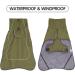 Heywean Waterproof Dog Jacket - Reflective Cold Weather Coat with Soft Fleece Lining for Indoor & Outdoor Adventures - Army Green (Size S) - Buy Online on SooperMarket.com
