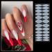 24Pcs/Bag Nails Form Nail Stickers Manicure Acrylic Templates Nail Extension Supplies Professional Accessories Nail Forms Moulds Nail Extension Films Silicone Gel Nail Forms Moulds
