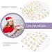 Minkissy Santa Stickers 9 Sheets Christmas Nail Stickers 3D Golden Nail Art Self-adhesive Stickers Decals Tips Wraps for Women Girls Christmas Hoilday Nail Decor (Random) Glitter Stickers - Buy Online on SooperMarket.com