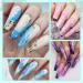 Saviland 12 Colors Pearl Shimmer Nail Watercolor Paint Set for Nail Art DIY Manicure - Buy Online on SooperMarket.com