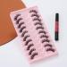 Outopen 10 Pairs Half Lashes - 3D Fluffy Cat Eye False Eyelashes - Natural Look & Reusable 15mm Curl Volume - Buy Online on SooperMarket.com
