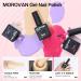 Morovan Acrylic Nail Set - Complete Starter Kit with Acrylic Powder Nail Lamp Drill & 4 UV Polish Colors for Beginners - Buy Online on SooperMarket.com
