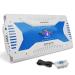Pyle 6 Channel Marine Amplifier Receiver - Waterproof Wireless Bridgeable Audio Amp for Stereo Speaker with 2000 Watt Power Dual MOSFET Supply, GAIN Level, RCA Inputs and LED Indicator PLMRA620 Reciever