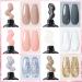 UR SUGAR Poly Gel Nails Set | 6 Colors Nail Extension Builder Gel Kit with Base & Top Coat | DIY Manicure at Home | Glitter Nude & Clear Polygel - Buy Online on SooperMarket.com
