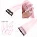 10pc Straight Hair Extensions Ponytail Wigs High Temperature Fiber Clip Hairpiece Women Girls Party Highlights Pink - Buy Online on SooperMarket.com