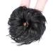 XXL Dark Black Hairpiece Extensions Bun - Updos & Hair Ties for Women | 45g High-Quality Hair Extensions - Buy Online on SooperMarket.com