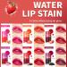 6Pcs Mini Fruit Juice Lip Stain Set - Korean Lip Gloss & Multi-Use Liquid Lipstick | Long Lasting Waterproof High Pigment Colors for Lips & Cheeks - Buy Online on SooperMarket.com