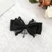 Gothic Lace Hair Clip Bow Large Barrette Bow Flat Clips Barrette Hairpin Bow Elegant Hair Clip for Bunches - Buy Online on SooperMarket.com