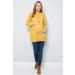 Bump Maternity High Neck Knit Sweater - XL Mustard Tunic Top | Made in USA - Buy Online on SooperMarket.com