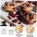 MAGICLULU 6 Pcs Cake Mold Silicone Baking Cup Cookie Cake Pan Cookie Silicone Cake Pan Ice Ball Mold Chocolate Making Mold Soap Candle Mold Mini Muffins Aroma White Bread Silica Gel Cake Pie Whitex3pcs 9X8X2.6CMx3pcs - Buy Online on SooperMarket.com