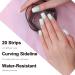 Semi Cured Gel Nail Strips Gel Nail Stickers - 16 Pcs Nail Stickers for Nail Art Soft Self-Adhesive Gel Nail Wraps Easy Apply & Remove for Salon-Quality Manicure Kit (UV/LED Lamp Required) (BSS-0367) - Buy Online on SooperMarket.com
