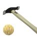 The Beadsmith Sharp Texturing Hammer - 9 Inches with Wooden Handle, 73.5mm,1.2oz Steel Head with Two 12mm Faces - Texturing Tool Used to Add Patterns & Dimension to Metalwork Sharp Texturing 9In. 12mm