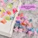 50 Pcs Plastic Mini Butterfly Hair Clips in Assorted Gradient Colors - Cute Hair Accessories for Women & Girls - Buy Online on SooperMarket.com