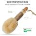 Sisal Dry Body Brush for Exfoliation and Skin Health - Natural Bristles, Improve Blood Circulation, Reduce Cellulite and Ingrown Hairs - Buy Online on SooperMarket.com