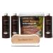 Furniture Clinic Garden Furniture Restoration Kit | For Outdoor Wood Patio Furniture Such as Teak & Other Wood Types | Clean Brighten Nourish & Protect Treated and Untreated Wood
