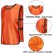 KUAIPAO Soccer Pinnies Training Vests - Orange, Size Large | Team Practice Jersey for Kids, Youth, and Adults - Buy Online on SooperMarket.com