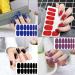 8 Sheets Solid Color Full Wraps Nail Stickers with Nail File MWOOT Self-Adhesive Nail Art Polish Stickers Strips Nail Wraps Decals for DIY Manicure Tips Decoration - Buy Online on SooperMarket.com