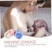 VICASKY Nursing Pads - 4 Sets Reusable Breastfeeding Cushions Washable Polyester Cotton Covers for Mothers - Ultra-Soft & Eco-Friendly - Buy Online on SooperMarket.com