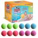 12 x Bath Bombs from Zimpli Kids  Children's Baff Fizzers  Gentle and Skin Safe  Certified Biodegradable Gift Set