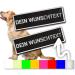 Customizable P24S K9 Dog Harness with Velcro Stickers - 2 Pieces for Medium & Large Dogs - Personalized Name - Large White - Buy Online on SooperMarket.com
