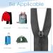 12-Pack Zipper Slider Replacement - Removable Zipper Pull Fixer for Jackets Suitcases & Backpacks (Black) - International Shipping - Buy Online on SooperMarket.com