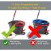 2 Pack Microfiber Spin Mop Replacement Heads for Ocedar EasyWring Spinning Mop - Buy Online on SooperMarket.com