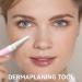 Premium Dermaplaning Tool for Women | Exfoliate Peach Fuzz & Dead Skin | Durable Eyebrow Razors with 4 Blades | Perfect Christmas Stocking Stuffer Gift - Pink - Buy Online on SooperMarket.com