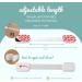 BEARTOP Premium Baby Drawer Lock | 15kg Strong Hold | Child Safety Lock for Cupboards & Drawers | Tested for Harmful Substances | White (16 Pieces) - Buy Online on SooperMarket.com