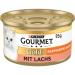 Gourmet PURINA GOURMET Gold Refined Ragout wet cat food with salmon 12-pack (12 x 85g)