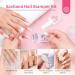 Saviland Nail Stamp Set 03 - Sheerness Jelly French Tip & Pink Gel Polish | Nail Accessories & Stamper for Stunning French Nail Designs - Buy Online on SooperMarket.com
