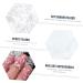 Mikinona 1 Glass Chip Vintage Glass Ornament Crafts Chips in Bulk Vintage Vase Crushed Glass Metal Filler Rhinestone for Nails Metallic Glass Beads Bottle Irregular Jewelry Drill 0.5X0.3cm transparent - Buy Online on SooperMarket.com